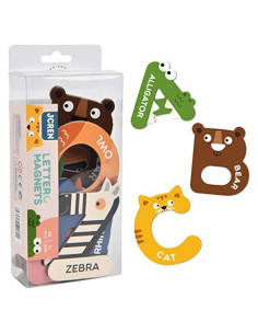 Letras Magnéticas Jumbo JCREN Animales 26 Piezas para Niños