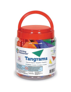 Conjunto de Tangram 30 Piezas Recursos de Aprendizaje 2