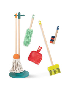 Set de limpieza de madera B. toys Clean n' Play - 6 piezas