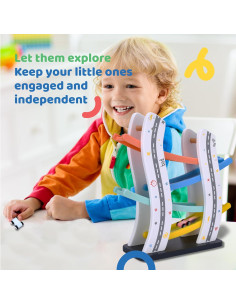 Rampa de Coches Dazmers 5 Pcs - Juguete Educativo para Niños 2