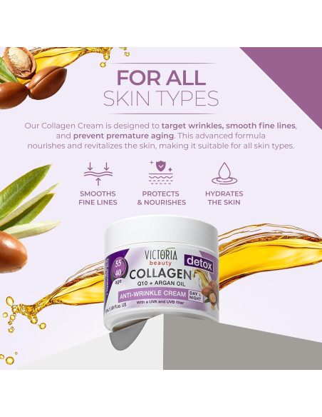 Crema Facial Hidratante Anti-Envejecimiento Victoria Beauty 50 ml