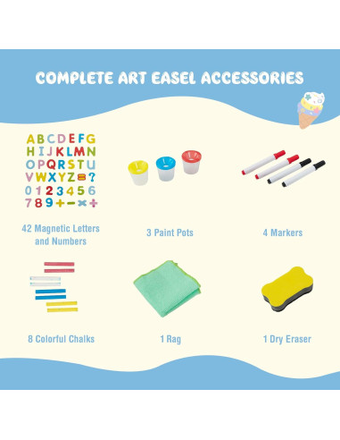 Caballete de Arte Ajustable MAT EXPERT para Niños 3+