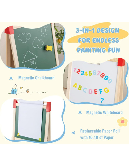 Caballete de Arte Ajustable MAT EXPERT para Niños 3+