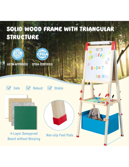 Caballete de Arte Ajustable MAT EXPERT para Niños 3+