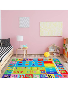 Alfombra de Juego Kentaly 1x1.52m Educativa Animales ABC 2