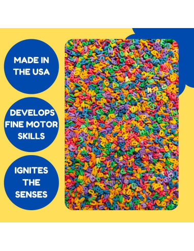 Relleno Sensorial de Arroz Colorido Juguetes Abiertos 10 Tazas