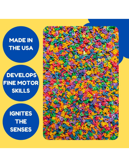 Relleno Sensorial de Arroz Colorido Juguetes Abiertos 10 Tazas