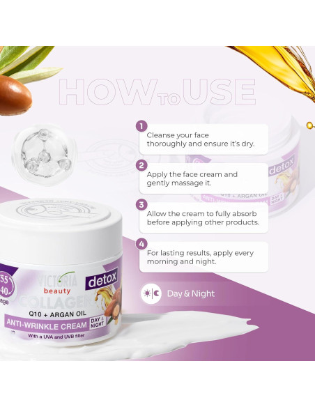 Crema Facial Hidratante Anti-Envejecimiento Victoria Beauty 50 ml