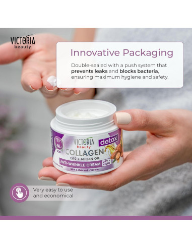 Crema Facial Hidratante Anti-Envejecimiento Victoria Beauty 50 ml