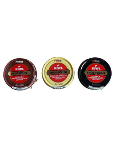 Betún para Zapatos Kiwi 3 Colores 31.8 g - Negro, Marrón, Neutral