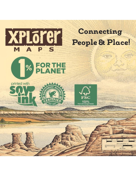 Rompecabezas de Cartón Mapa del Mundo Xplorer Maps 1000 Piezas