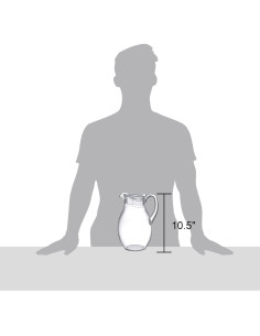 Jarra Burbujeante Grande Increíble Abby 2.84L Plástico Libre BPA 2