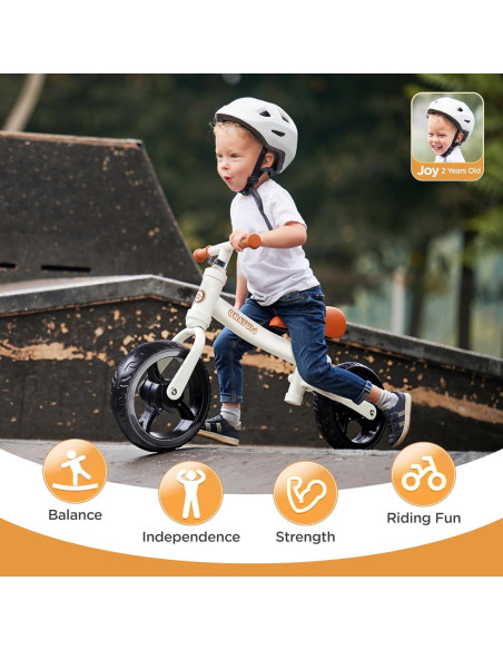 Bicicleta de Equilibrio GNAYUIJ G08 para Niños 1-4 Años