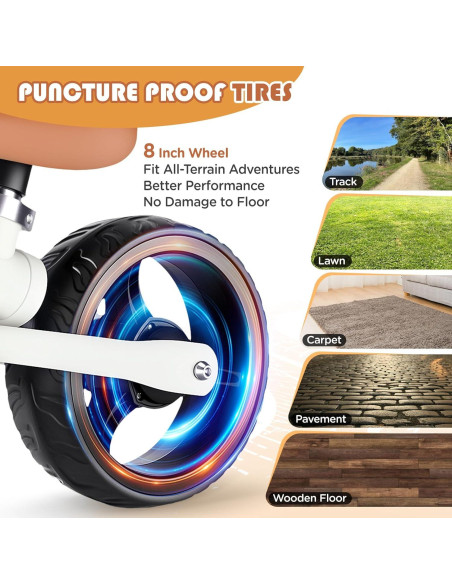 Bicicleta de Equilibrio GNAYUIJ G08 para Niños 1-4 Años