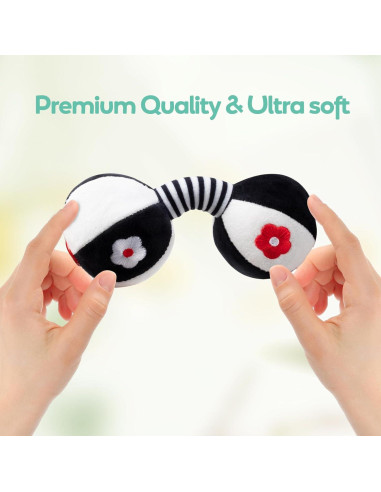 Sonajeros Suaves para Bebés 0-6 Meses - Set de 2 Juguetes