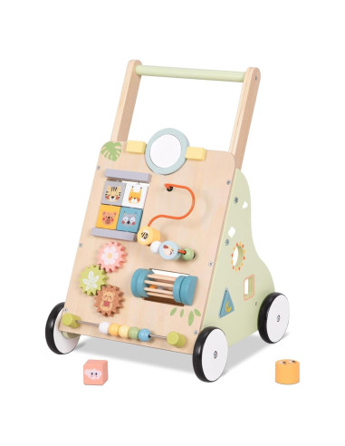Caminador de Bebé de Madera OOOK con Ruedas y Actividades