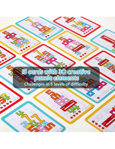 Bloques de Construcción de Números de Madera BESTAMTOY 20 Piezas