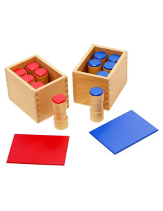 Cajas de Sonido Montessori Elite - 12 Cilindros de Madera