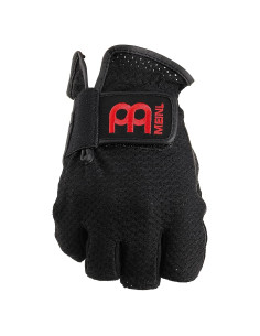 Guantes de batería medio dedo Meinl MDGFL-M - Negros