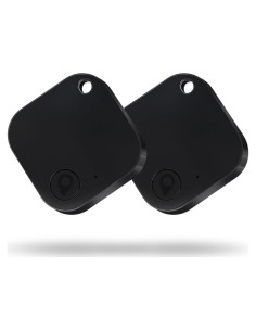 Etiqueta de Rastreo Bluetooth KZO - Paquete de 2, Negro