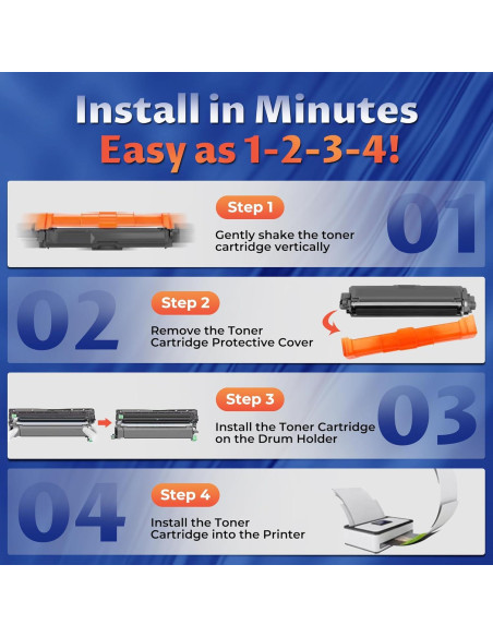 Cartuchos de Tóner TN229XL Negro Compatible Brother - 2 Paquete