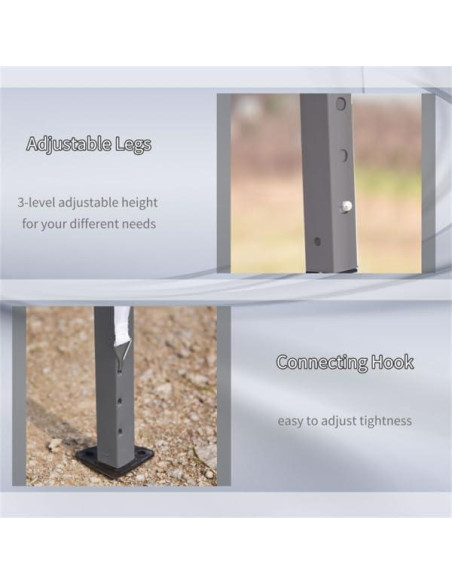 Carpa pop-up 5.8x2.9m Genérico impermeable para eventos