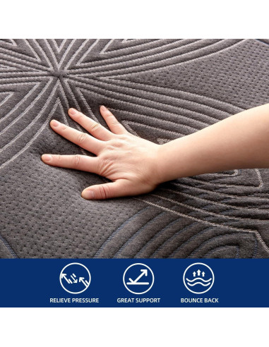 Colchón de Espuma Viscoelástica Gelsea 10 Pulgadas Twin XL