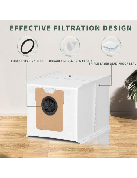 Paquete de 2 Bolsas de Polvo HUKWIMO para Eufy Omni C10 C20