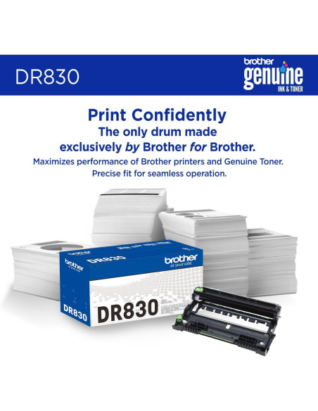 Unidad de Tambor Brother DR830 - 15000 Páginas - Alto Rendimiento
