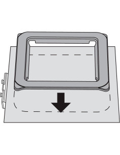 Aro Magnético 4"x4" Brother SAMFM100 para Bordado 2