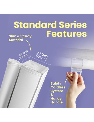 Persianas Zebra Blackout Cordless Foiresoft 89x163 cm Gris