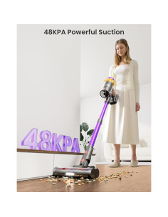 Aspiradora Inalámbrica MUTGOF S12 580W 48KPa 70 Min con Filtro HEPA 2