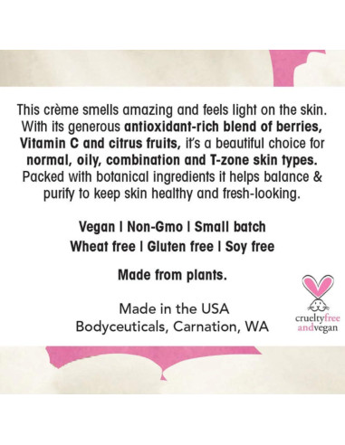 Crema Facial Hidratante Natural The Regatta 56.7 g - Antioxidantes