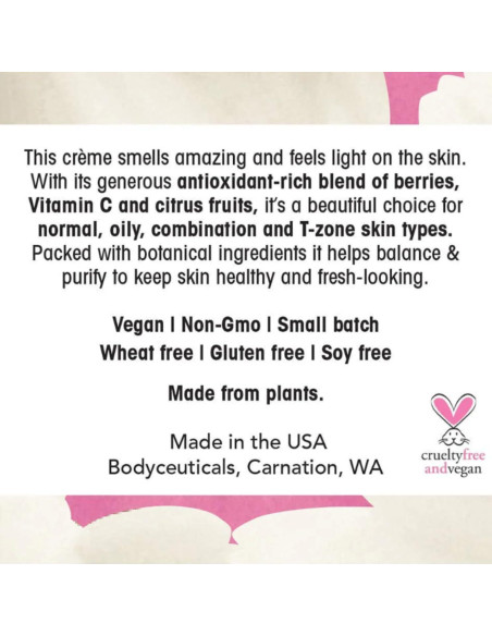 Crema Facial Hidratante Natural The Regatta 56.7 g - Antioxidantes