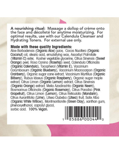 Crema Facial Hidratante Natural The Regatta 56.7 g - Antioxidantes