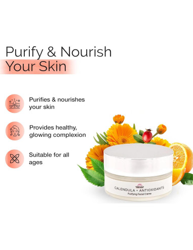 Crema Facial Hidratante Natural The Regatta 56.7 g - Antioxidantes