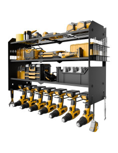 Organizador de Herramientas NINAT 4 Niveles 68 kg Montaje Pared