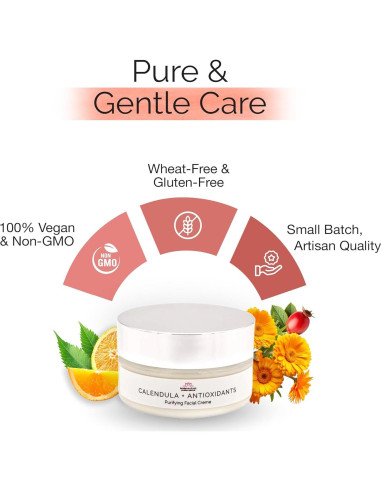 Crema Facial Hidratante Natural The Regatta 56.7 g - Antioxidantes