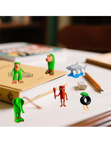 Figuras de Acción Italian Brainrot 8PCS Juguetes Coleccionables