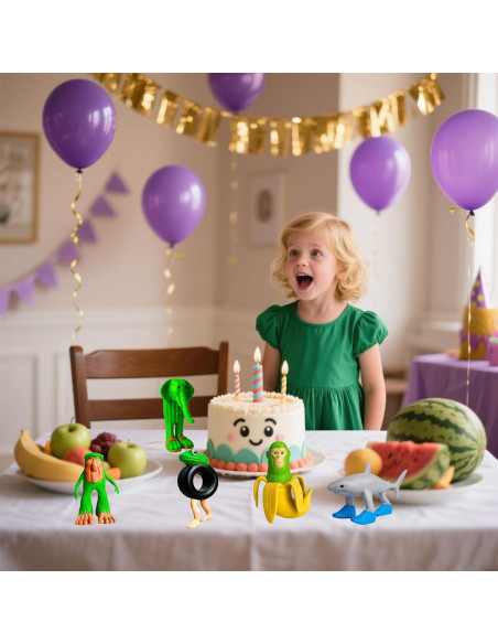 Figuras de Acción Italian Brainrot 8PCS Juguetes Coleccionables