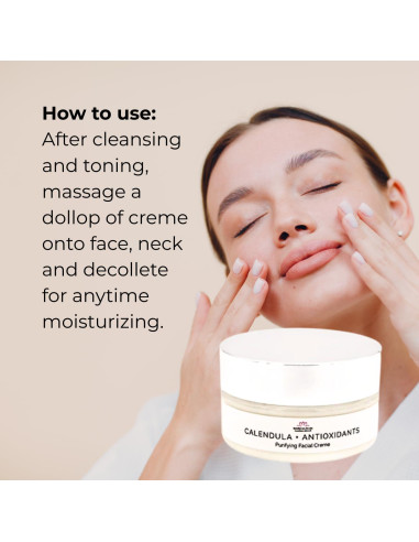 Crema Facial Hidratante Natural The Regatta 56.7 g - Antioxidantes