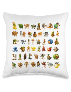 Cojín Decorativo 16x16" Italian Brainrot Gen-Z Meme