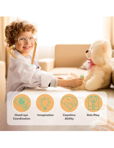 Kit de Doctor de Madera Twood 19 Piezas para Niños 3+ 2