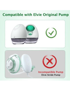 8 Válvulas de Pico de Pato IVARONAL para Sacaleches Elvie 2