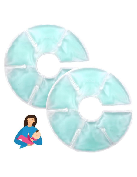 Compresas de Gel para Senos HiFineCare - Terapia Caliente y Fría