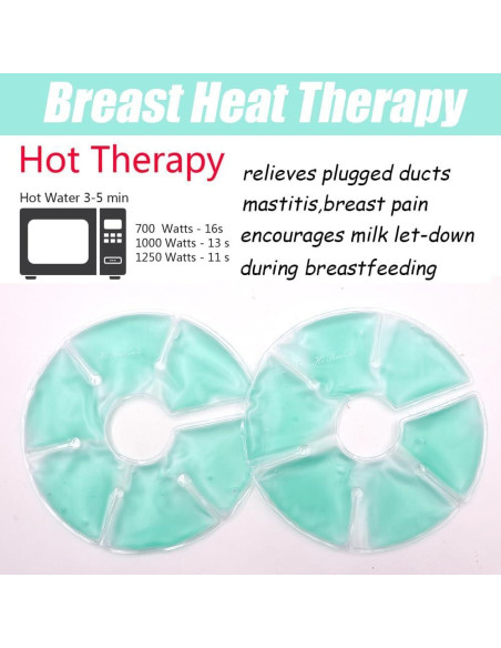 Compresas de Gel para Senos HiFineCare - Terapia Caliente y Fría