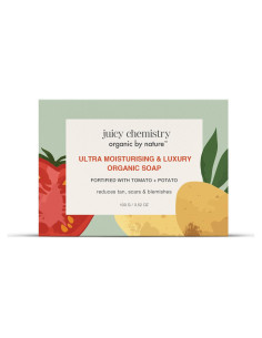 Jabón Orgánico Juicy Chemistry 99.22g - Hierba Limón, Reduce Bronceado