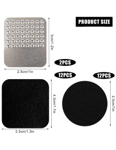Kit de Reparación de Neumáticos KINBOM 26 Piezas con Parches 2