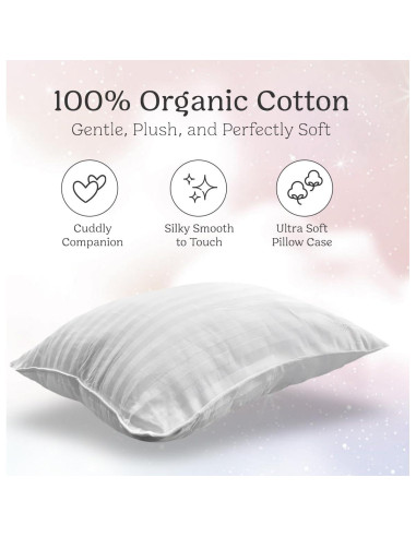 Almohada para Niños 33x46 cm Algodón Orgánico Autumn Bliss