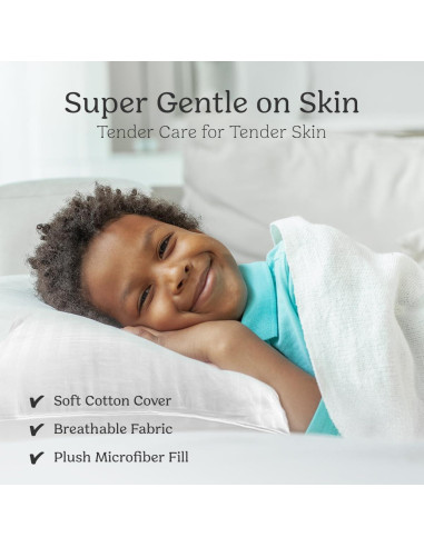 Almohada para Niños 33x46 cm Algodón Orgánico Autumn Bliss